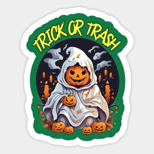 Trick or Trash Spooktacular Sticker